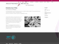 ballettschule-witte.de Webseite Vorschau
