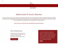 ballettschule-wkrisch.de Webseite Vorschau