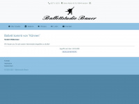 ballettstudio-bauer.de Webseite Vorschau