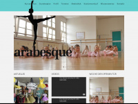ballettstudioarabesque.de Webseite Vorschau