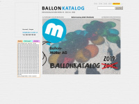 ballonkatalog.ch Webseite Vorschau