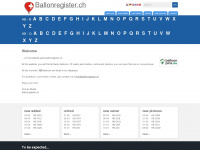 ballonregister.ch Webseite Vorschau