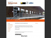 ballsporthalle.ch Webseite Vorschau