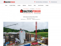 baltenspergerbau.ch Webseite Vorschau