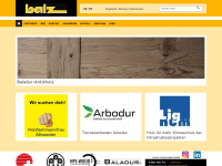 balz-holz.ch Webseite Vorschau