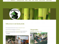 bambushuette.de Webseite Vorschau