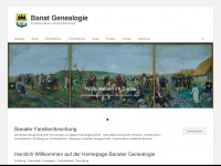 banat-genealogie.de Webseite Vorschau