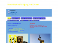 bandimex.ch Webseite Vorschau