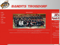 bandits-troisdorf.de Webseite Vorschau