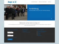 bap-ev.de Webseite Vorschau