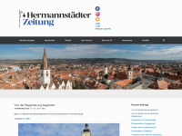 hermannstaedter.ro Webseite Vorschau