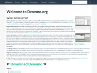denemo.org Webseite Vorschau