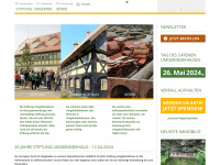 stiftung-umgebindehaus.de Webseite Vorschau