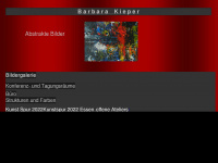 barbarakieper.de Webseite Vorschau