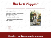 barbro-puppen.de Webseite Vorschau