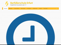 barfuesserschule.de Webseite Vorschau
