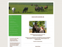 barhuf-pferde.de Webseite Vorschau