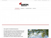 baron-immobilien.de Webseite Vorschau