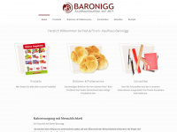 baronigg.at Webseite Vorschau