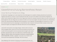 barrierefreies-reisen.de Webseite Vorschau