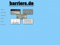 barriers.de Webseite Vorschau