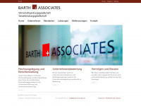 barth-associates.de Webseite Vorschau