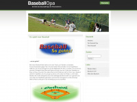 baseball-opa.de Webseite Vorschau