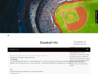 baseballinfo.de Webseite Vorschau