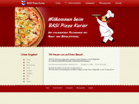 basi-pizzakurier.ch Webseite Vorschau