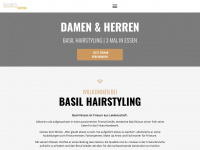 basil-hairstyling.de Webseite Vorschau