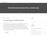 basketball-bundesliga.at Webseite Vorschau