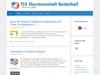 basketball-ebs.de Webseite Vorschau