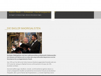 basler-madrigalisten.ch Webseite Vorschau