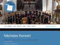 basler-vokalsolisten.ch Webseite Vorschau