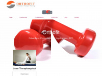 orthofit.info Webseite Vorschau