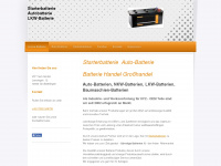 starterbatterie.eu Webseite Vorschau