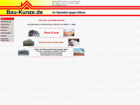 bau-kunze.de Webseite Vorschau
