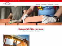 bau-mherrmann.de Webseite Vorschau