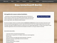 bau-unterkunft.de Webseite Vorschau