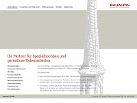 baualpin.de Webseite Vorschau