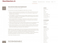 bauchtaschen.ch Webseite Vorschau