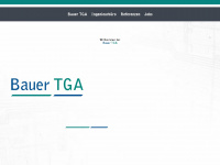 bauer-tga.de Webseite Vorschau