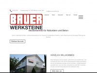bauer-werksteine.de Webseite Vorschau