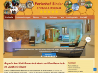 bauernhof-binder.de Webseite Vorschau