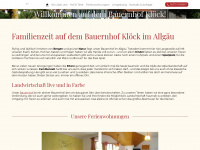 bauernhof-kloeck.de Webseite Vorschau