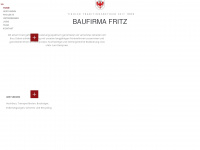 baufirma-fritz.at Webseite Vorschau