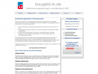 baugeld-sh.de Webseite Vorschau