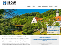 baugenossenschaft-wolfratshausen.de Webseite Vorschau
