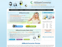 allmusicconverter.com Webseite Vorschau
