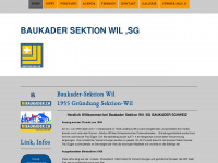 baukader-wil.ch Webseite Vorschau